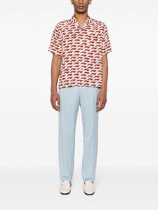 RHUDE Overhemd met geometrisch patroon - Rood