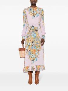 ETRO floral-print maxi dress - Roze