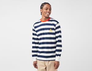 Tired Skateboards Squiggly Stripe Long Sleeve T-Shirt, Blue