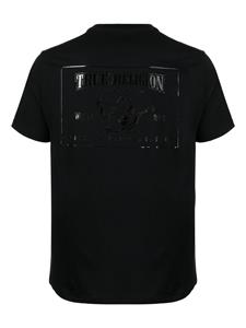 True Religion T-shirt met logoprint - Zwart
