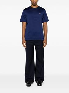Missoni Katoenen T-shirt met zigzag-print - Blauw