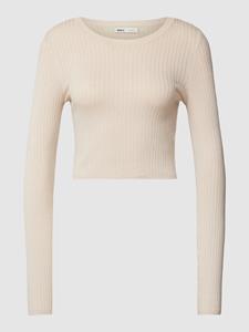 Only Korte gebreide pullover met fijnrib, model 'KAROL'