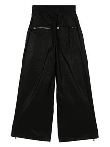 Low Classic low-waist wide-leg banding pants - Zwart