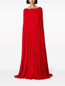 Valentino Avondjurk met cape-effect - Rood