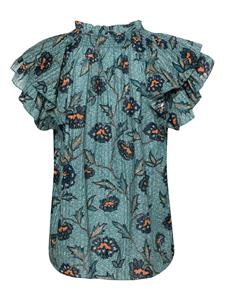 Ulla Johnson Annie floral-print blouse - Blauw