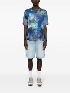 Paul Smith Overhemd met grafische print - Blauw