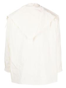 Toogood Fishermans panelled cotton shirt - Beige