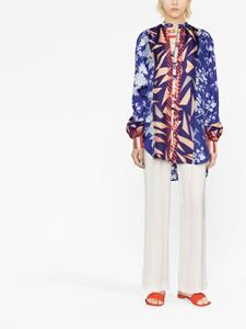 Pierre-Louis Mascia Blouse met print - Blauw