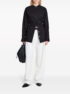 Proenza Schouler White Label drawstring long-sleeve shirt - Zwart