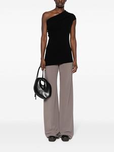 Rick Owens high-rise panelled palazzo trousers - Grijs