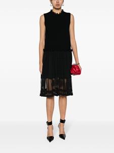 Alexander McQueen Pre-Owned 2010s mouwloze jurk - Zwart