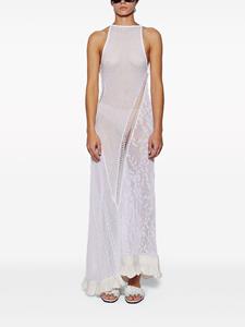 Roberta Einer Lily knitted maxi dress - Wit