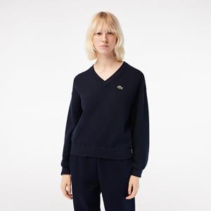 Lacoste Trui in tricot met V-hals
