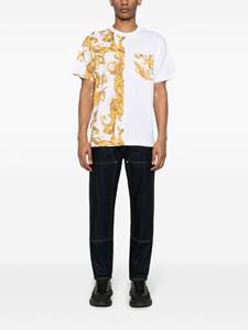 Versace Baroccoflage-print cotton T-shirt - Wit