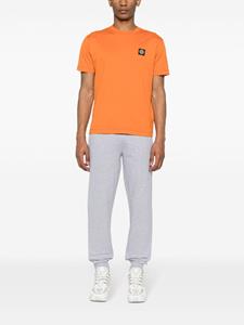 Stone Island Compass-motif cotton T-shirt - Oranje