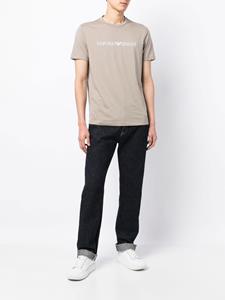 Emporio Armani T-shirt met logoprint - Grijs