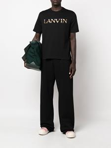 Lanvin T-shirt met logoprint - Zwart