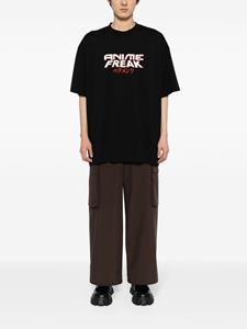 VETEMENTS Anime Freak cotton T-shirt - Zwart