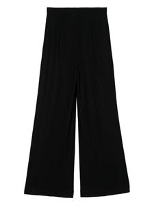 Harris Wharf London pleat-detail wide-leg trousers - Zwart