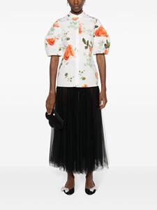 Erdem Cavendish floral-print shirt - Wit