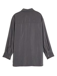 LEMAIRE Blouse met gestrikte hals - Grijs