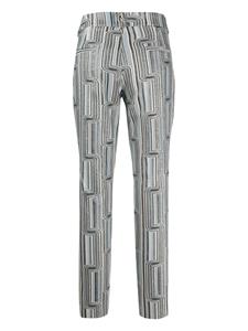 Paule Ka lurex-detail jacquard trousers - Veelkleurig