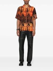 MISBHV abstract-print shirt - Oranje