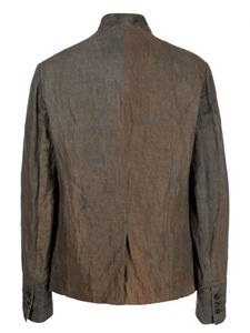 Forme D'expression distressed cotton shirt - Bruin