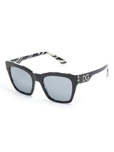 Dolce & Gabbana Eyewear New Print square-frame sunglasses - Zwart