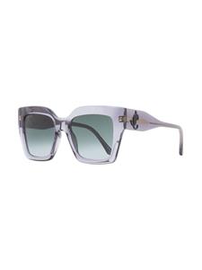 Jimmy Choo Eyewear Eleni zonnebril met vierkant montuur - R6S9O Transparent Gray