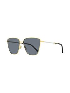 Jimmy Choo Eyewear Lavi zonnebril met vierkant montuur - 2M2IR Gold/Black