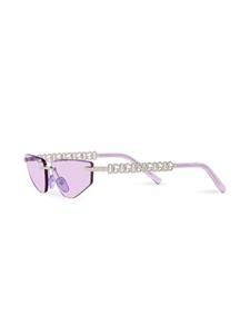 Dolce & Gabbana Eyewear cut-out cat-eye frame sunglasses - Paars