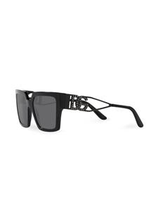 Dolce & Gabbana Eyewear bead-embellished quare-frame sunglasses - Zwart