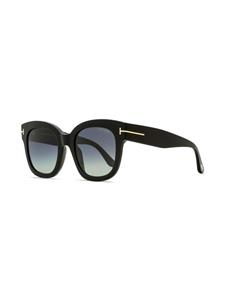 TOM FORD Eyewear Beatrix-02 zonnebril met vierkant montuur - Zwart