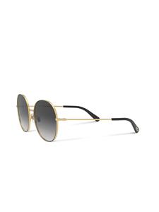 Dolce & Gabbana Eyewear Slim zonnebril met rond montuur - Zwart