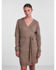 Pieces Tricotjurk PCELLEN LS WRAP KNIT DRESS NOOS BC