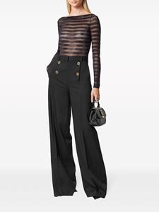 Versace High waist broek - Zwart
