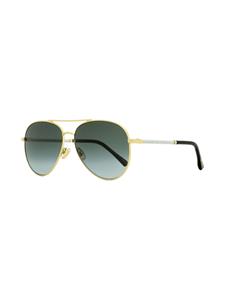 Jimmy Choo Eyewear Zonnebril met rond montuur - Zwart