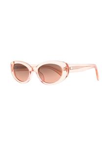 RAG & BONE EYEWEAR Ann zonnebril met ovaal montuur - Roze
