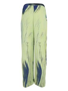 Simkhai Analia Marina-print trousers - Groen