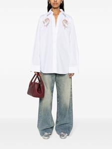 Stella McCartney Broderie anglaise blouse - Wit