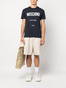 Moschino T-shirt met logoprint - Blauw