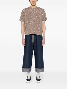 Chloe Nardin graphic-print cotton-blend T-shirt - Bruin