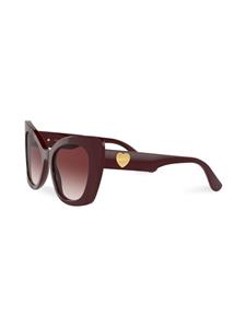 Dolce & Gabbana Eyewear DG Devotion butterfly-frame sunglasses - Rood