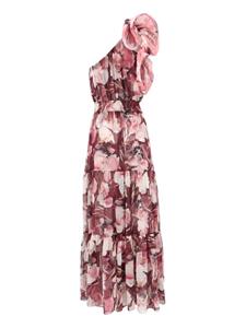 Misa Los Angeles Ilaria Flora Tropical-print maxi dress - Roze