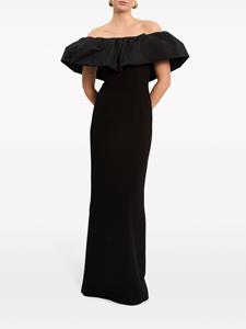 Rebecca Vallance Off-shoulder avondjurk - Zwart