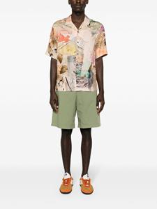 Paul Smith Overhemd met grafische print - Beige