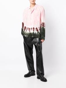 Toga Virilis Overhemd met tie-dye print - Roze