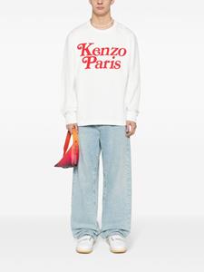 Kenzo x Verdy flocked-logo T-shirt - Wit