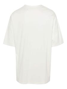 Y-3 logo-appliqué cotton T-shirt - Wit